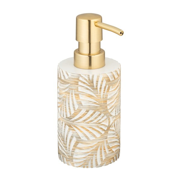 Dispenser di sapone in poliresina beige 490 ml Terralba - Wenko-image-1