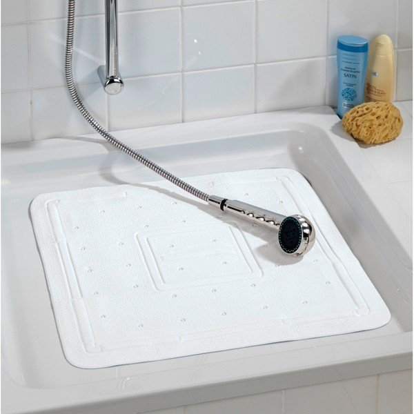 Tappeto doccia bianco Florida, 55 x 55 cm - Wenko-image-1