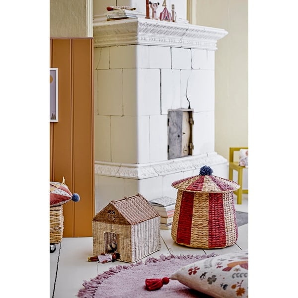 Cestino per bambini in giacinto d'acqua di colore naturale ø 40x40 cm Birsen - Bloomingville Mini-image-1