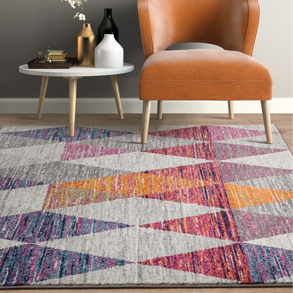 Tappeto rosso 120x170 cm Muse Harlequin Pink – Asiatic Carpets-image-1