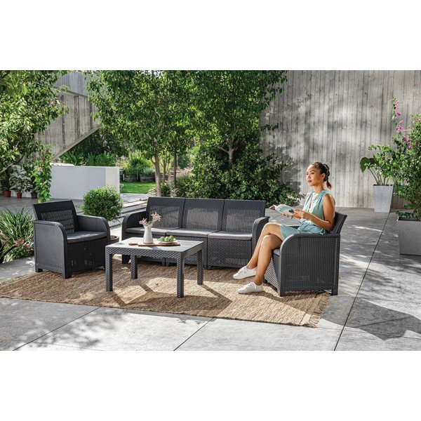 Set da giardino grigio Rosali - Keter-image-2