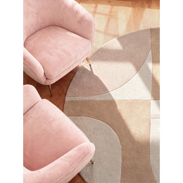 Tappeto rotondo in lana tessuto a mano ø 160 cm Westminster Windmill – Ted Baker-image-3