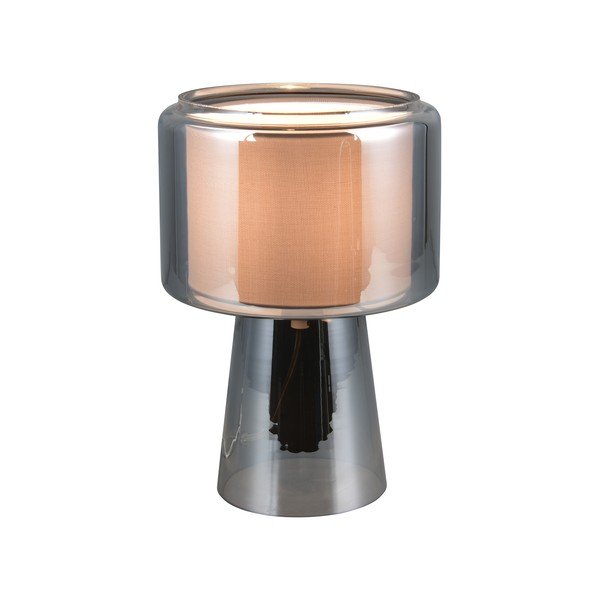 Lampada da tavolo grigia (altezza totale 29 cm) Rocka – Trio-image-3