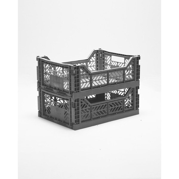 Set di 2 contenitori grigi Caja - Little Nice Things-image-2