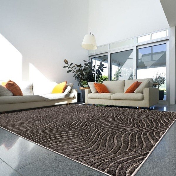 Koberec Webtappeti Reflex Wild Dark, 200 x 290 cm