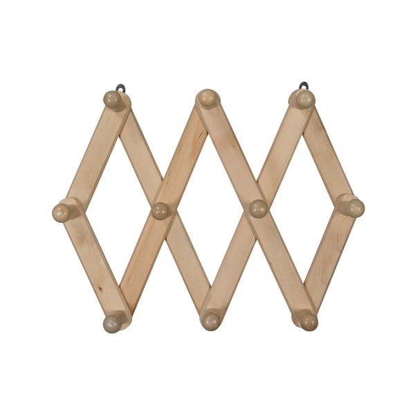 Appendiabiti da parete in legno di betulla in colore naturale Levin - WOOOD-image-3