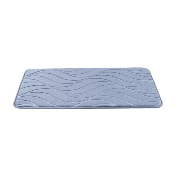 Tappetino da bagno blu in memory foam 50x80 cm Tropic - Wenko