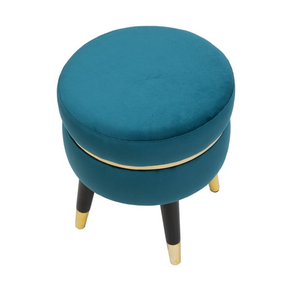 Pouf turchese Paris - Mauro Ferretti-image-2