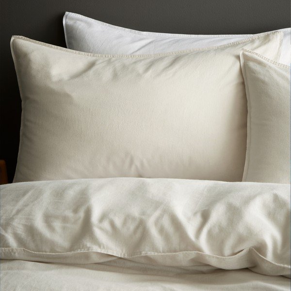 Lenzuola panna per letto matrimoniale 230x220 cm Relaxed - Content by Terence Conran-image-1
