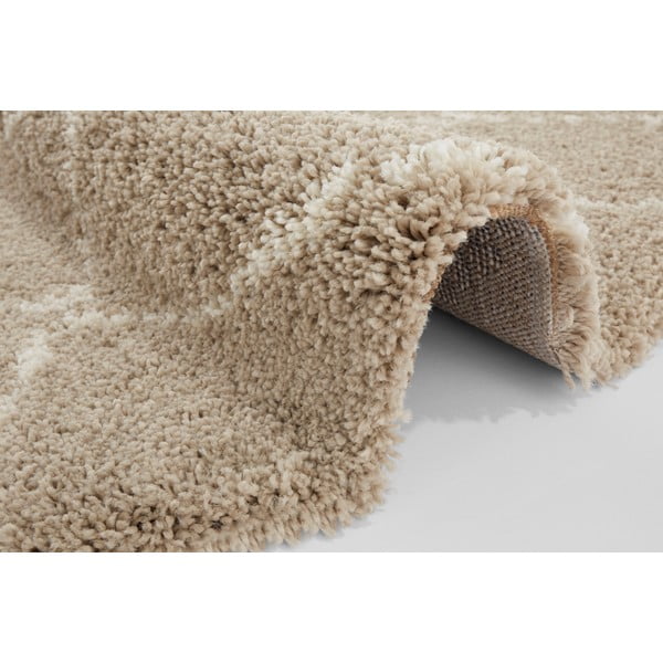 Tappeto marrone chiaro , ⌀ 120 cm Hash - Mint Rugs-image-1