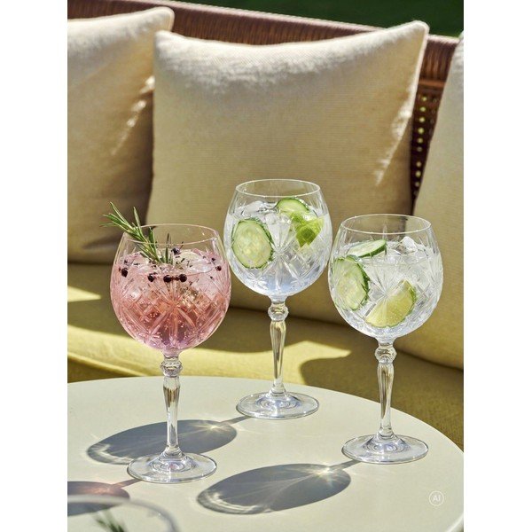 Set di bicchieri da gin 4 pz 650 ml Melodia – Lyngby Glas-image-2
