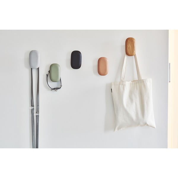 Gancio da parete in rovere nero Gemma Oak Black - MiaCara-image-3