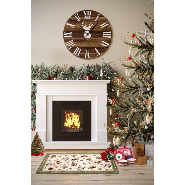 Tappeto verde natalizio in cotone 50x80 cm Toy's Delight Green Christmas - Villeroy&Boch-image-1