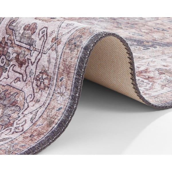 Runner grigio e beige , 80 x 200 cm Sylla - Nouristan-image-4