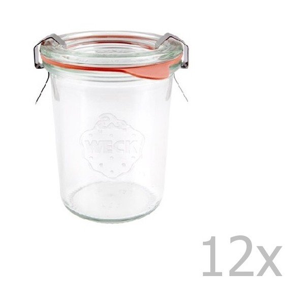 Sada 12 zavařovacích sklenic Weck Sturz, 140 ml