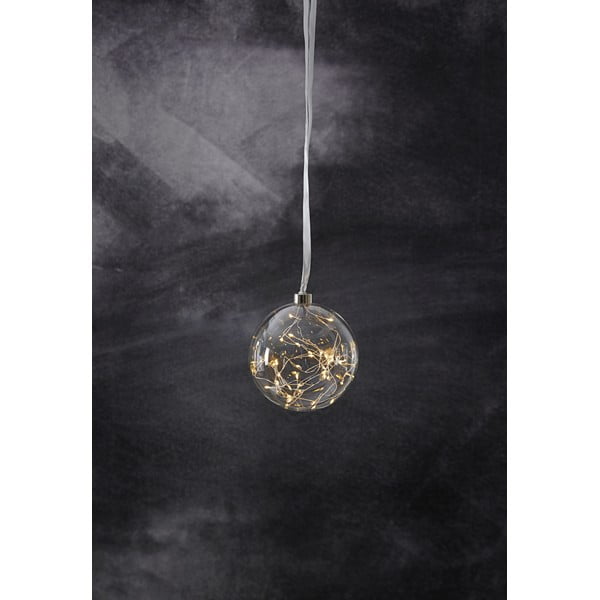 Decorazione luminosa natalizia bianca ø 15 cm Glow - Star Trading-image-2