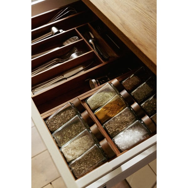 Organizzatore in bambù per spezie - Wenko-image-3
