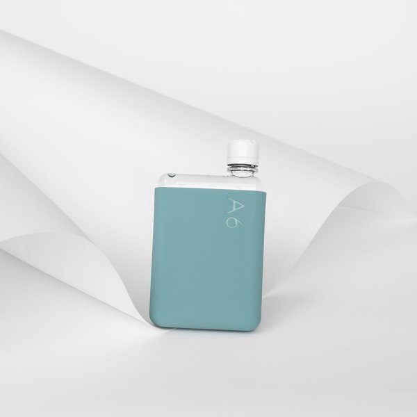 Manicotto per fiaschetta in silicone blu turchese Manicotto per fiaschetta in silicone blu turchese A6 - Memobottle-image-1