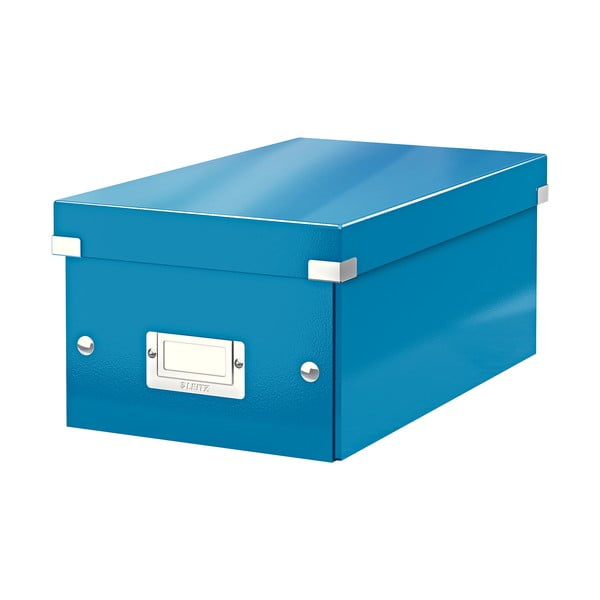 Scatola di cartone blu con coperchio Click&Store - Leitz