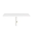 Tavolo da parete pieghevole bianco , 56 x 80 cm Trento - Støraa