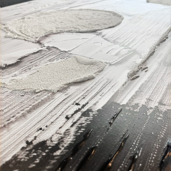 Quadro con elementi dipinti a mano 70x100 cm Touch – Styler-image-3