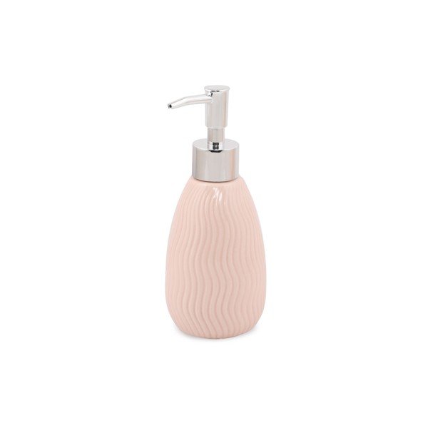 Set di accessori da bagno in ceramica rosa Merlin - Mioli Decor-image-2