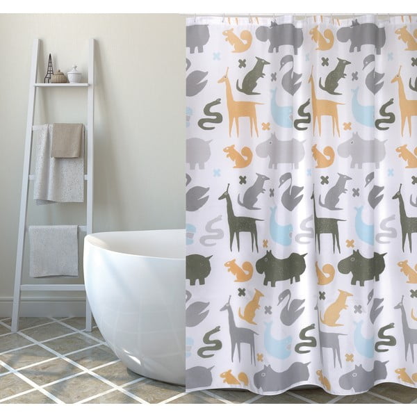 Tenda per doccia 180x200 cm Noe – MSV-image-1