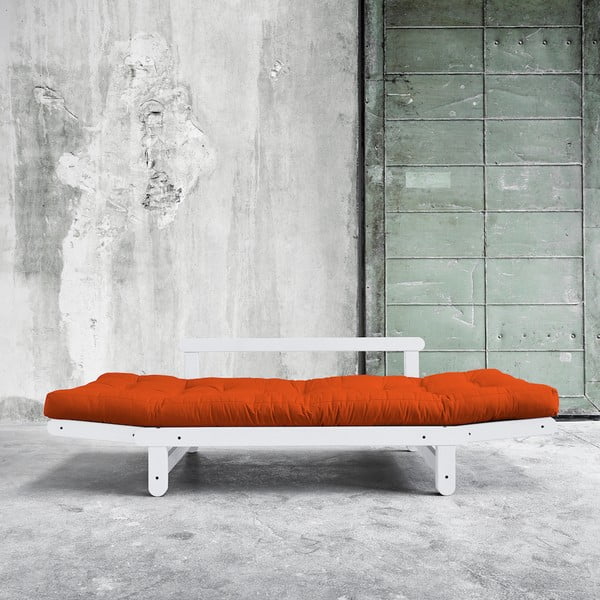 Divano letto Karup Beat Bianco/Arancione - Karup Design-image-2