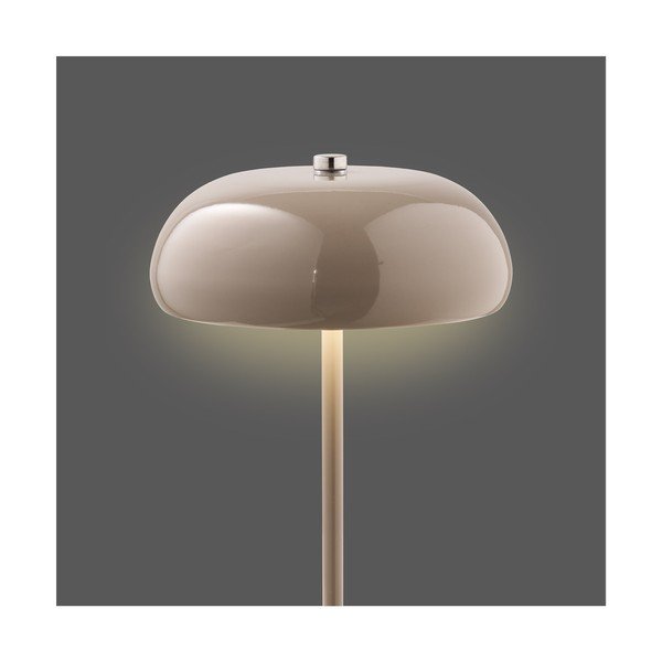Lampada da tavolo LED grigio tortora in metallo (altezza totale 23 cm) Margate – House Nordic-image-3