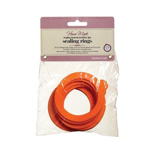 Sada 10 těsnění na zavařovačky Kitchen Craft, ⌀ 10 cm