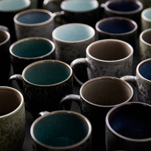 Tazze in set nere/blu scuro in ceramica 4 pz 300 ml Gastro Black/Mix – Bitz-image-3