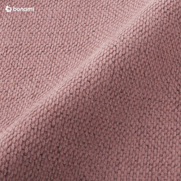 Letto matrimoniale imbottito rosa con contenitore con rete inclusa 160x200 cm Lupine – Micadoni -image-1