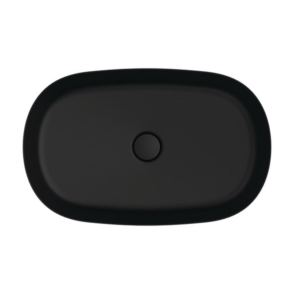 Lavabo in ceramica nera opaca 60x38 cm Ipalyss - Ideal Standard-image-2