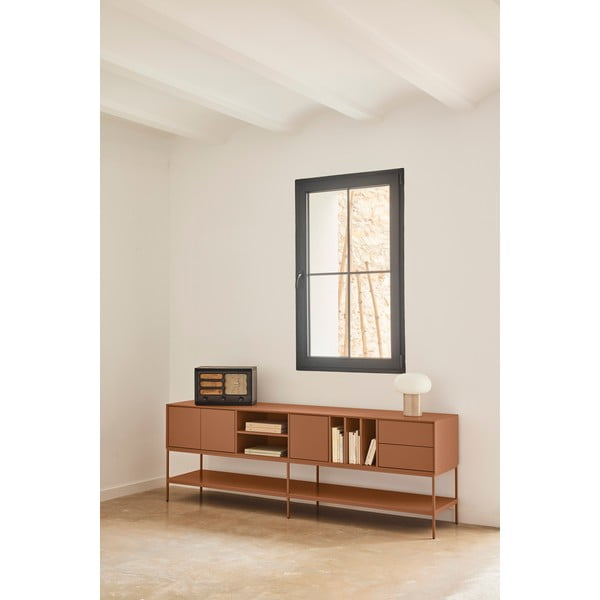 Mobile TV color mattone 220x74x45 cm Platt – Teulat-image-1