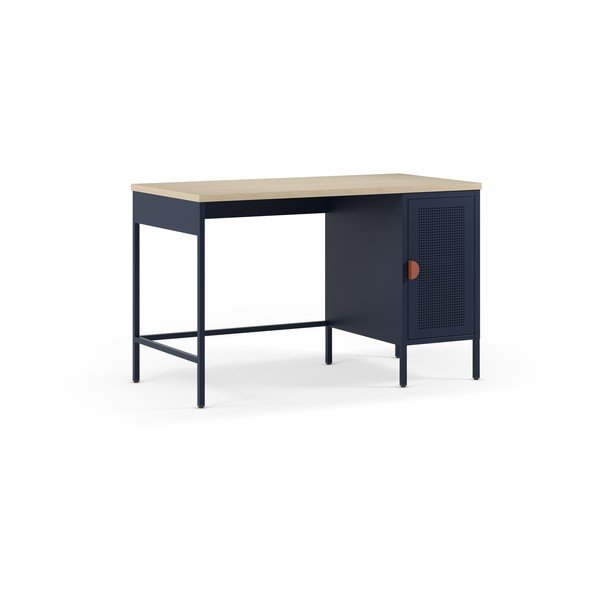 Scrivania con piano effetto rovere 60x120 cm Sayla – Marckeric