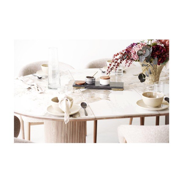 Vaso greige in ceramica (altezza totale 23,5 cm) – House Nordic-image-2