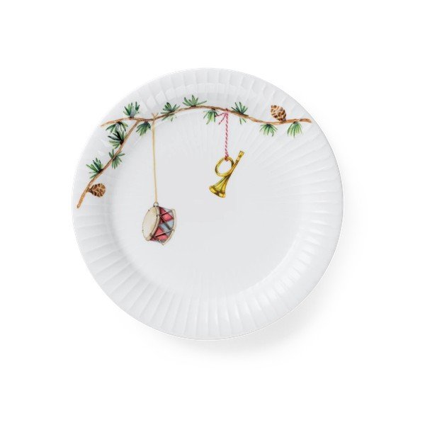 Piatto da dolce bianco in porcellana a tema natalizio ø 19 cm Hammershøi Christmas – Kähler Design