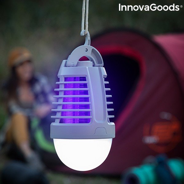 Lanterna per zanzare ricaricabile 2 in 1 - InnovaGoods-image-4