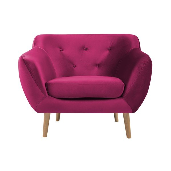 Poltrona rosa Amelie - Mazzini Sofas