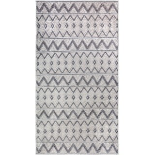Tappeto grigio lavabile 120x180 cm Zig Zag – Vitaus