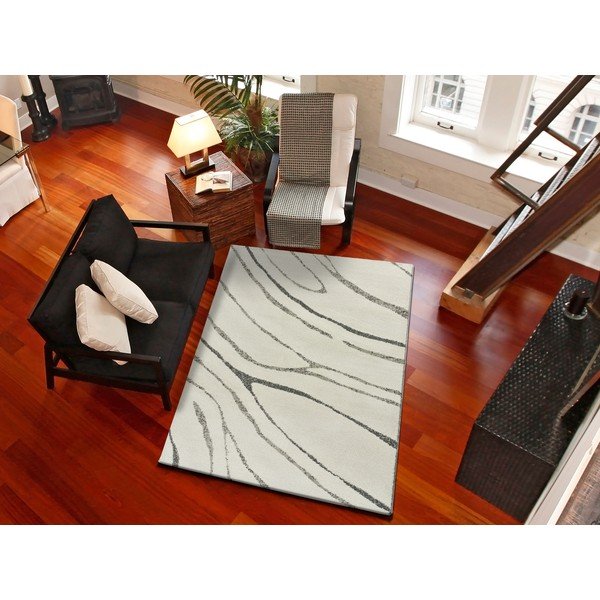 Tappeto bianco e crema , 120 x 170 cm Niamey - Universal-image-1
