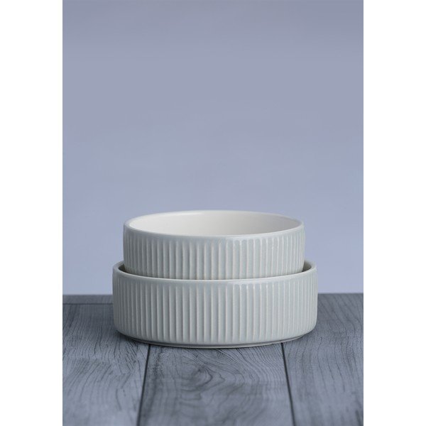 Ciotola in gres per cani ø 15 cm Linear Grey - Mason Cash-image-1