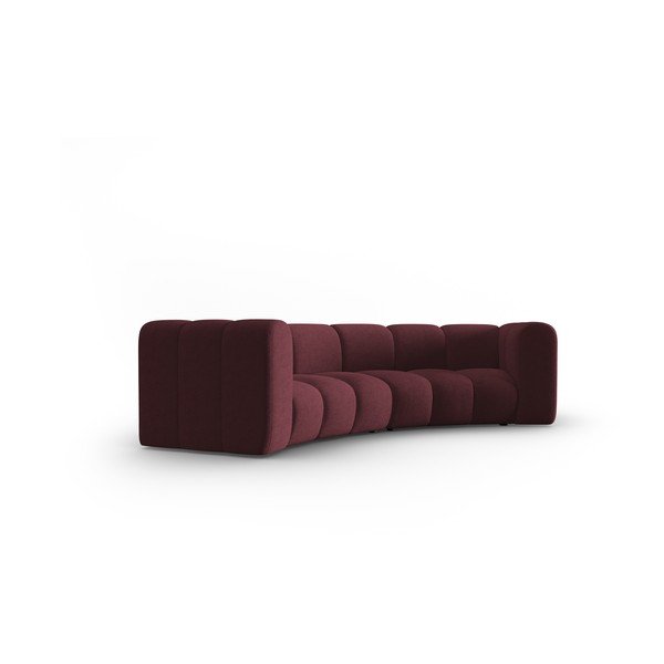 Divano bordeaux 322 cm Lupine - Micadoni Home-image-2