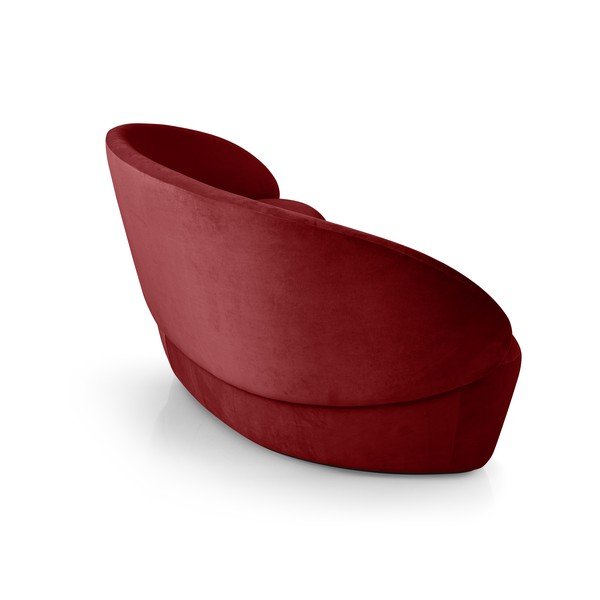 Divano in velluto rosso , 214 cm Naïve - EMKO-image-4
