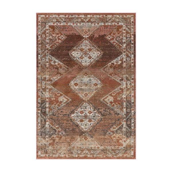 Tappeto rosso-marrone 290x195 cm Zola - Asiatic Carpets