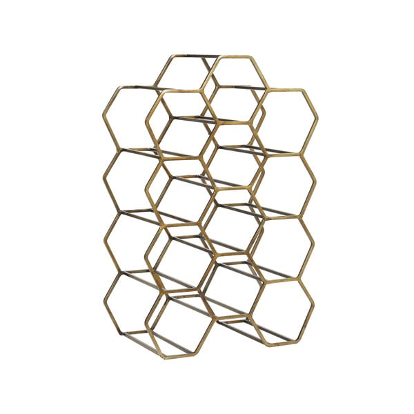 Portabottiglie in metallo color bronzo per 12 bottiglie Salbris - Light & Living-image-2