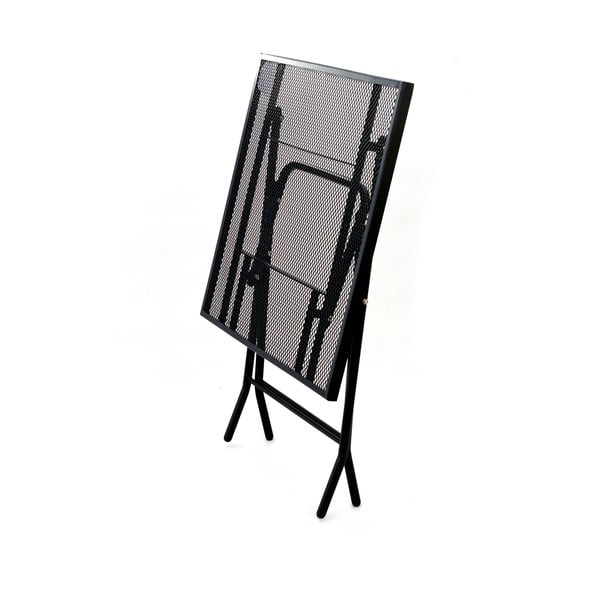 Tavolo da pranzo da giardino in metallo 70x70 cm - Rojaplast-image-2