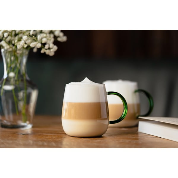 Tazze in set per cappuccino 2 pz 400 ml Bolla – Vialli Design-image-1