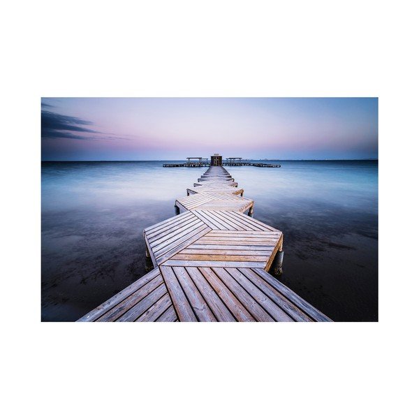 Dipinto 113x85 cm Twilight Pier – Styler