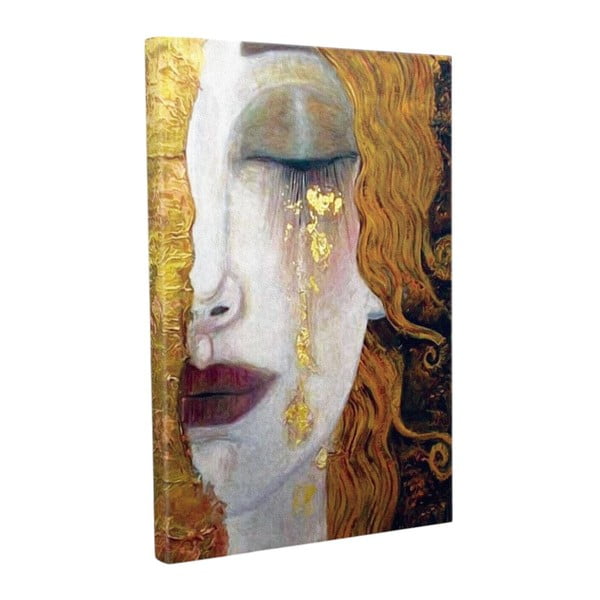 Riproduzione murale su tela Gustav Klimt Lacrime d'oro, 30 x 40 cm Gustav Klimt - Golden Tears - Wallity